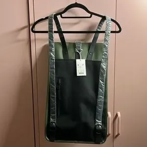 Rains Portable, 03 Green, Talla única Length 19” width 12” Rains® Longer Jacket in Green for $150 | Free Shipping main image 4